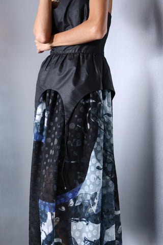Ricco - dress w/poplin