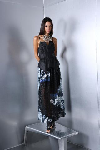Ricco - dress w/poplin